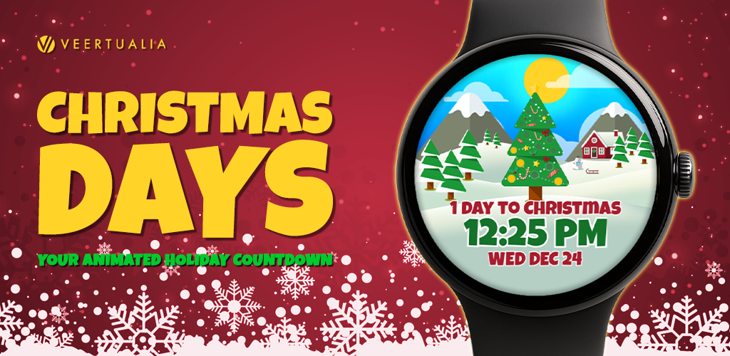Christmas Days – Christmas animated watch face for Wear OS