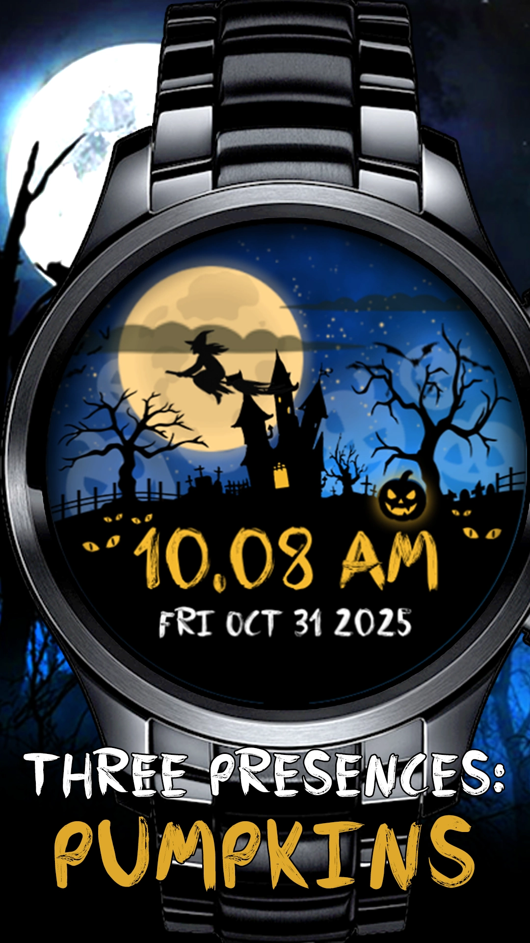 Haunted - Animated Halloween Watch Face for Wear OS