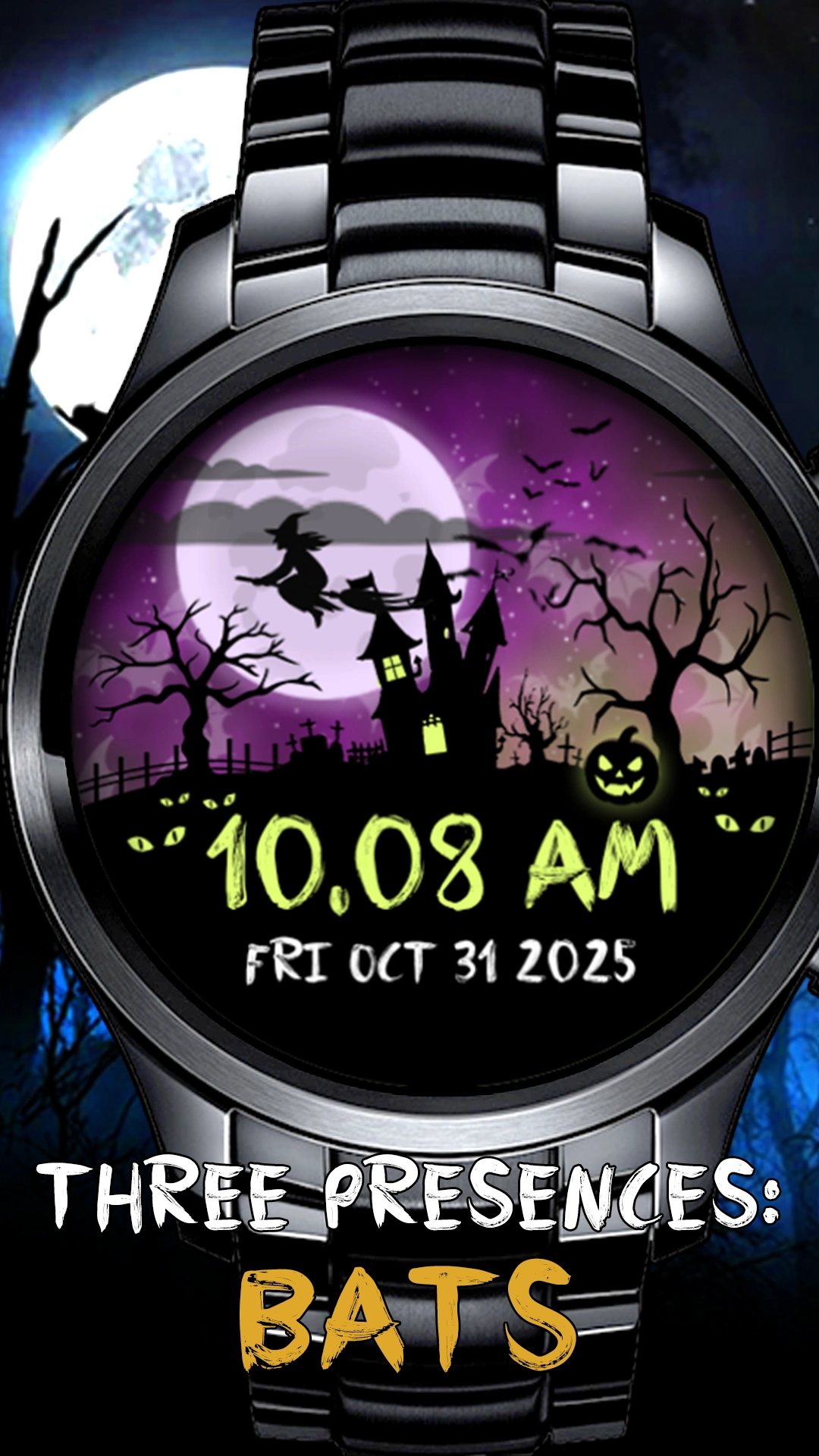 Haunted - Animated Halloween Watch Face for Wear OS