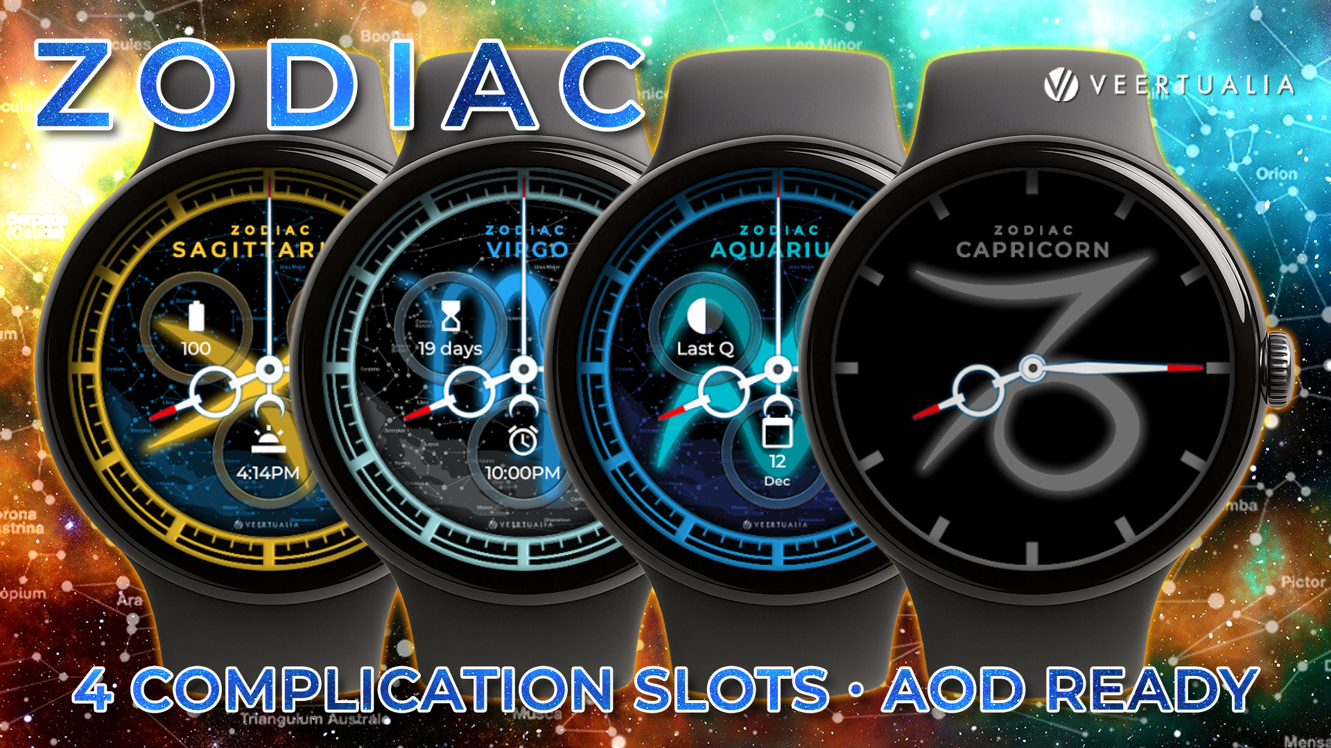 Zodiac – Animated Astrology Watch Face for Wear OS