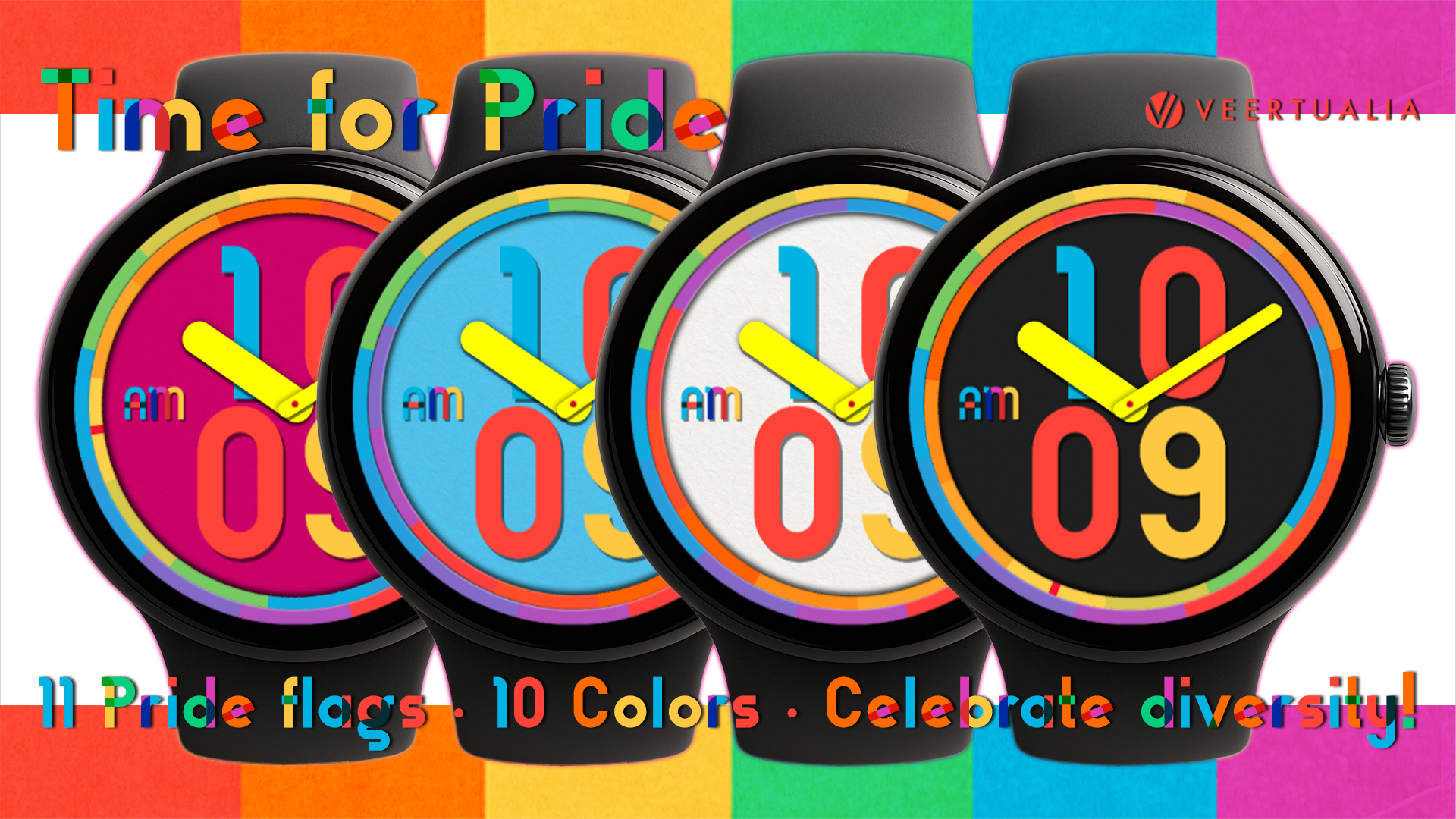 Time for Pride LGBTQ+ Watch Face for Wear OS