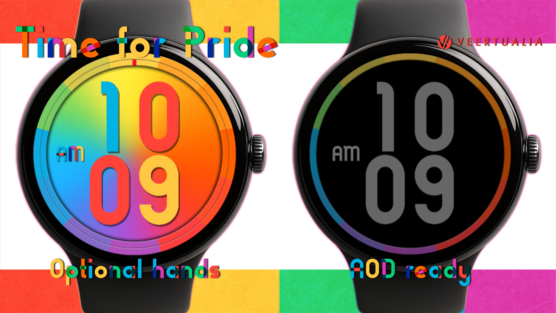 Time for Pride LGBTQ+ Watch Face for Wear OS