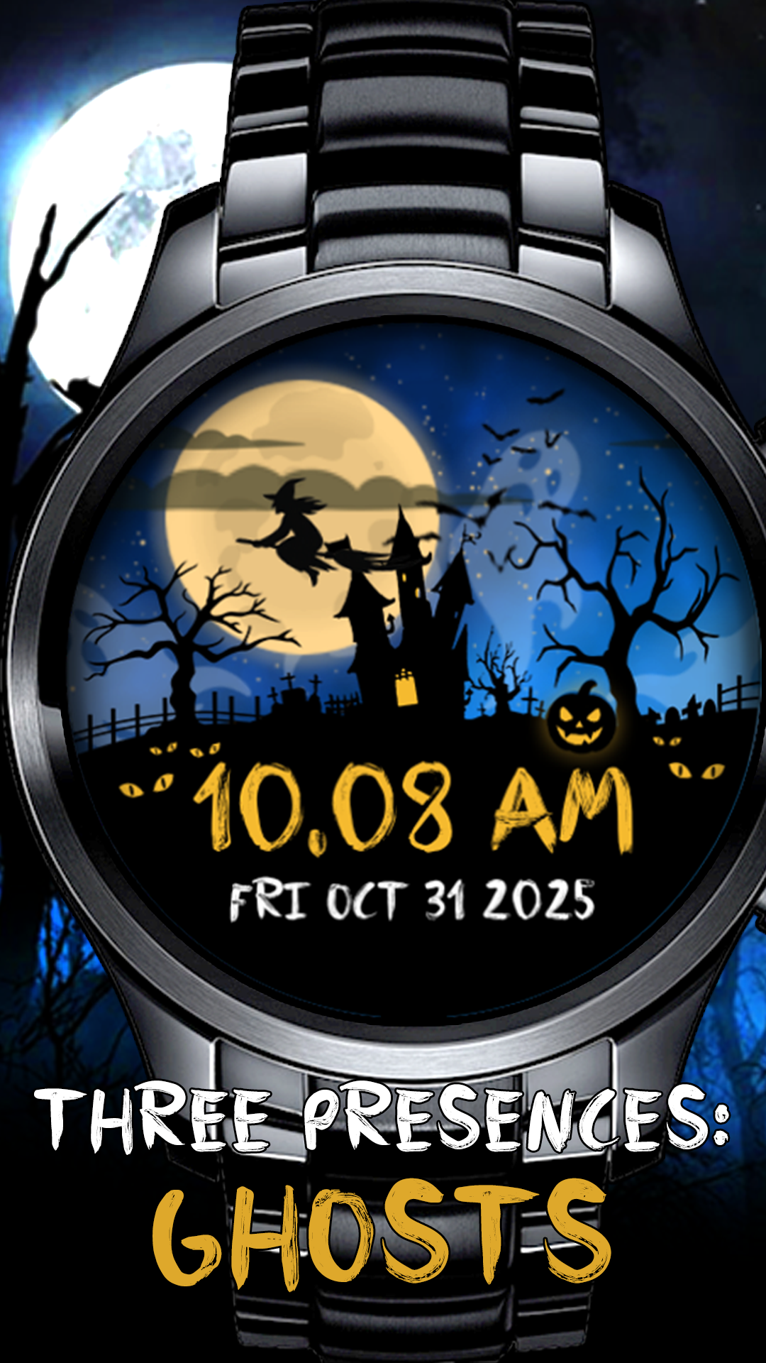 Haunted - Animated Halloween Watch Face for Wear OS