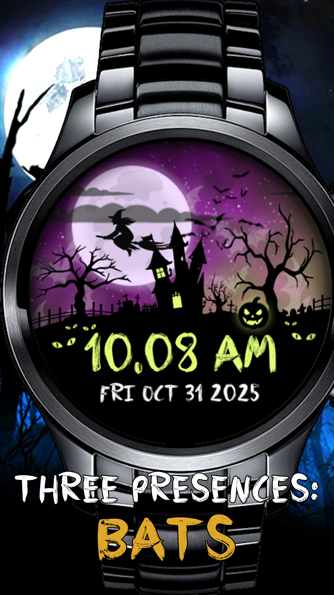 Haunted - Animated Halloween Watch Face for Wear OS