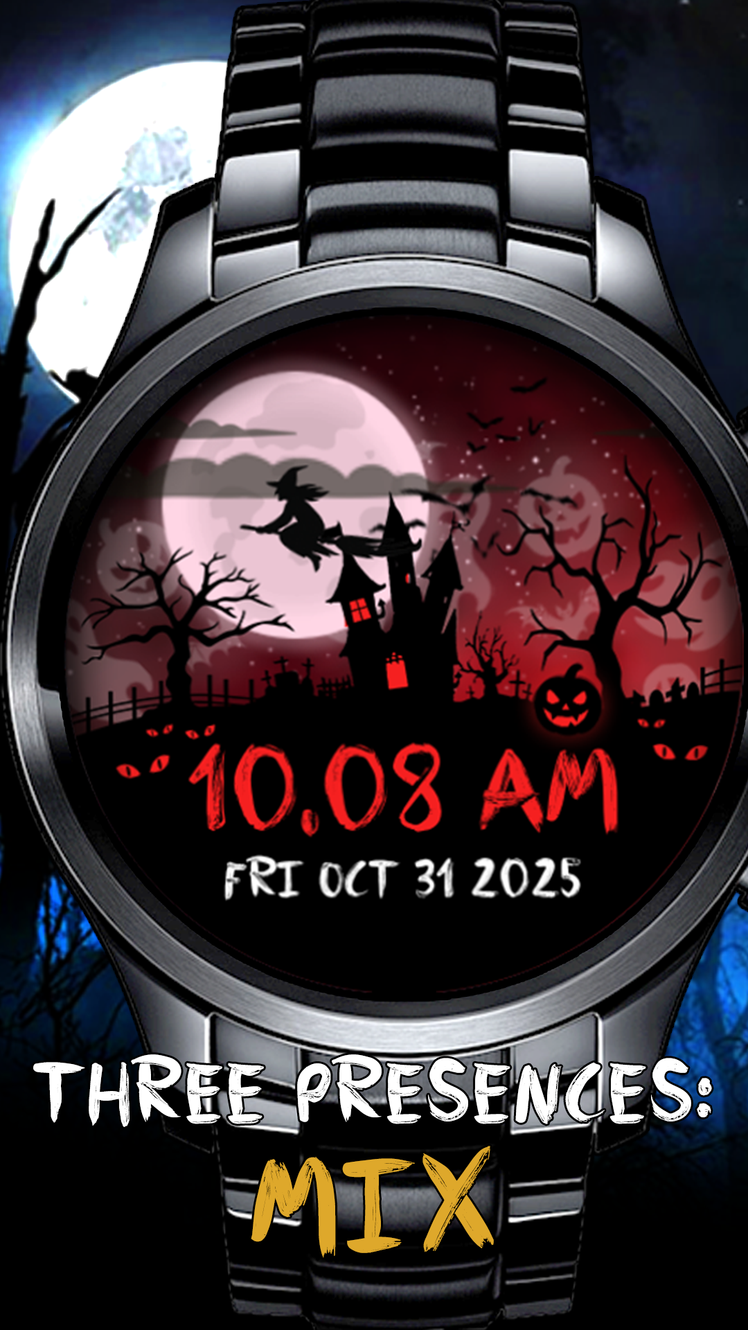 Haunted - Animated Halloween Watch Face for Wear OS