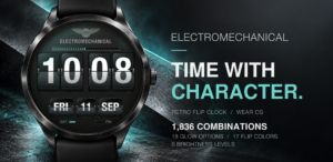 Electromechanical – Retro Flip Clock Watch Face for Wear OS